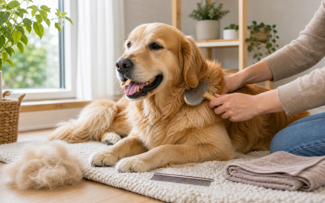 Fellwechsel beim Hund: Bürsten, Pflege und Geduld